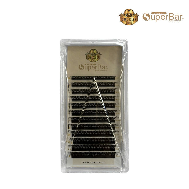 Caramel Color 8D W Shape Premade Fans 0.07 Eyelash Extensions