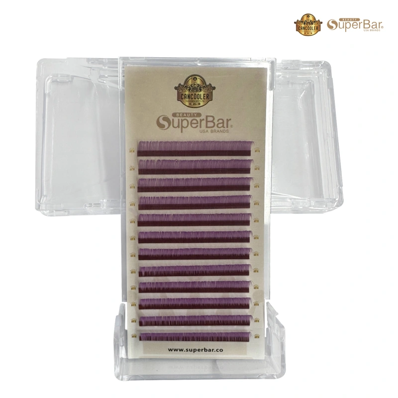 Purple Color Volume Lashes 0.07