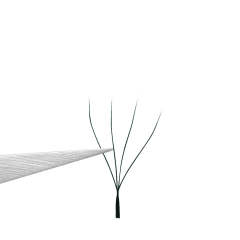 Caramel Color 4D W Shape Premade Fans 0.07 Eyelash Extensions