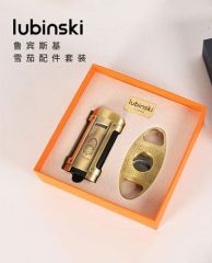 Cigar Lighter & Cutter Set