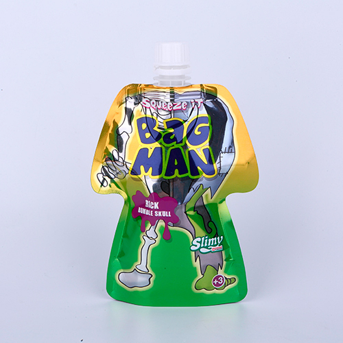 Spout package suppliers custom shape printed packaging bag