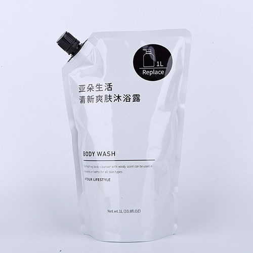 Body Wash Shampoo Liquid Soap Supplementary Packaging Stand Up Spout Pouch