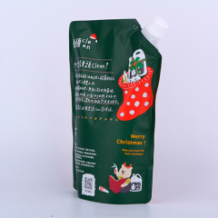 Custom Printing Logo Liquid Spout Pouch