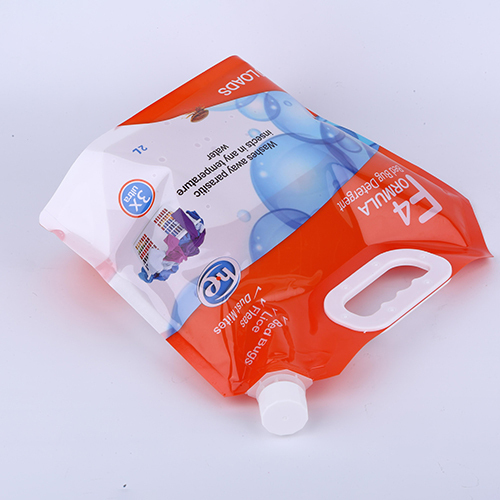 Liquid Laundry Detergent Spout Pouch Bag with Spout PE Stand up