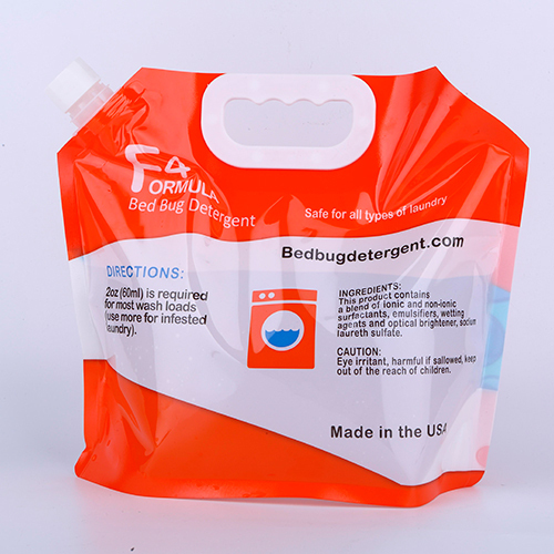 Liquid Laundry Detergent Spout Pouch Bag with Spout PE Stand up