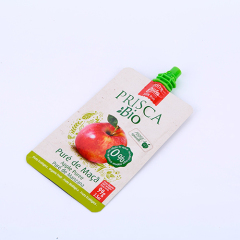 Apple juice Use baby food spout pouch with customize design