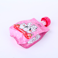 Reusable liquid spout pouch bags baby food packaging squeeze pouch