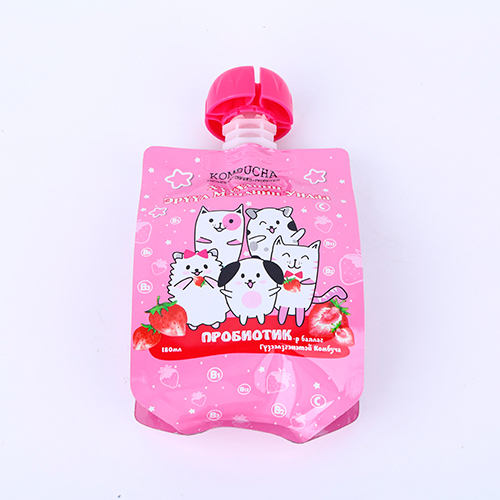 Reusable liquid spout pouch bags baby food packaging squeeze pouch