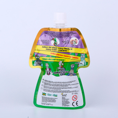 Gravure Printing Spout Pouch Baby Food Packaging Bags
