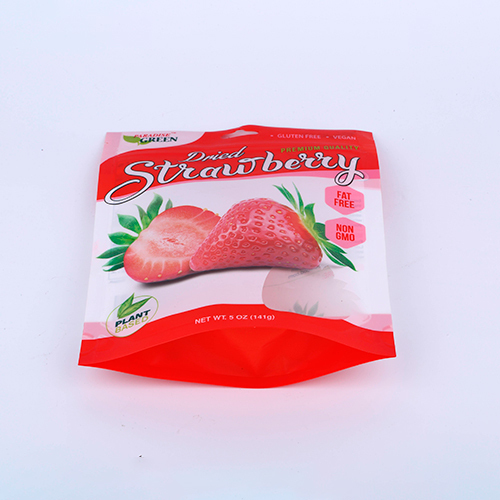 Resealable pouch standing dried fruit packing bag plastic zipper pouch