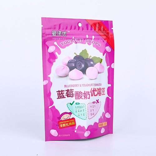 Stand Up Zip Lock Foil Pouch Packaging Dry Fruits Zipper Bag