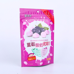 Stand Up Zip Lock Foil Pouch Packaging Dry Fruits Zipper Bag