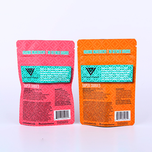 Child Resistant Cookie Bag Packaging Smell Proof