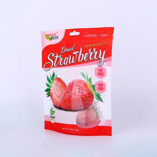 Resealable pouch standing dried fruit packing bag plastic zipper pouch