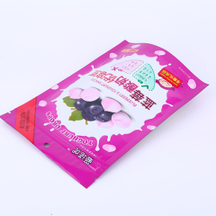 Stand Up Zip Lock Foil Pouch Packaging Dry Fruits Zipper Bag