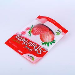 Resealable pouch standing dried fruit packing bag plastic zipper pouch