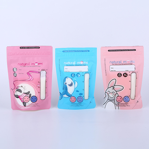 Breastmilk Storage Bags 30 Count Breastfeeding Nursing Zip Freezer Leak-Proof Resealable