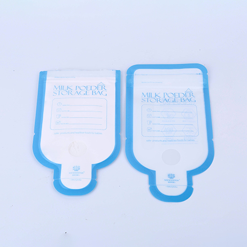 Custom printed resealable ziplock BPA free wholesale breast milk powder storage bag