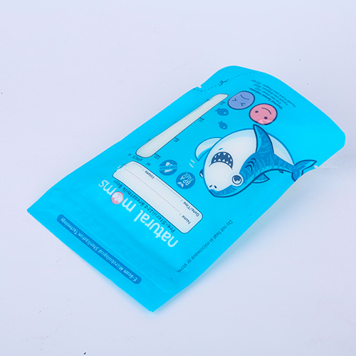 Custom printing BPA free stand up fresh breast milk freezer breastmilk storage bag