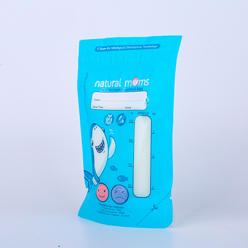 Custom printing BPA free stand up fresh breast milk freezer breastmilk storage bag