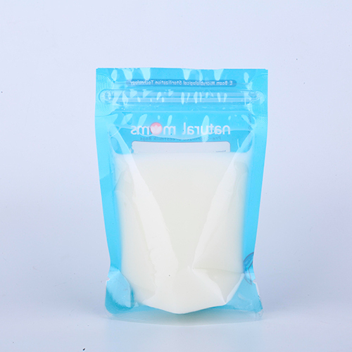 Custom printing BPA free stand up fresh breast milk freezer breastmilk storage bag