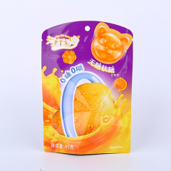 Stand Up Zipper Shiny Colorful Pouch