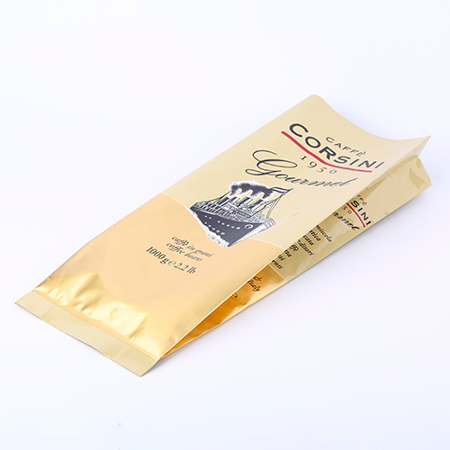Side gusset pouch coffee packaging