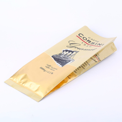 Side gusset pouch coffee packaging
