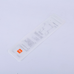 Transparent electronics packaging bag