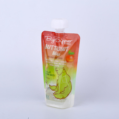 Pasteurization 8.6 mm plastic spout pouch stand up juice pouch