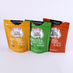 Matt stand up pouch with ziplock