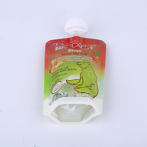 Pasteurization 8.6 mm plastic spout pouch stand up juice pouch