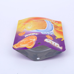 Stand Up Zipper Shiny Colorful Pouch