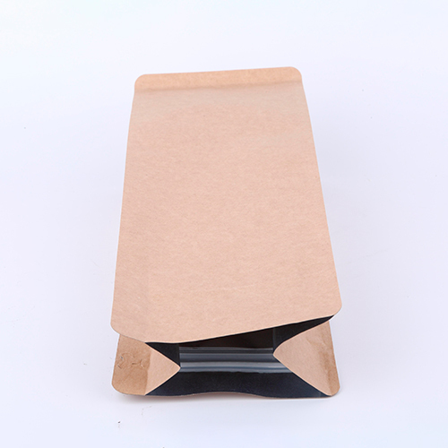 Resealable aluminum foil bags zip lock flat bottom pouch for coffee