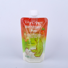 Pasteurization 8.6 mm plastic spout pouch stand up juice pouch