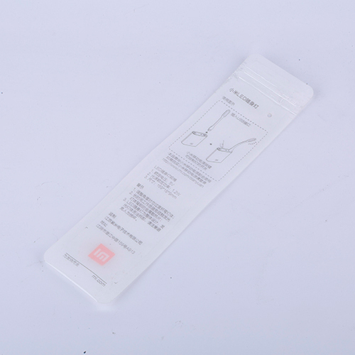 Transparent electronics packaging bag