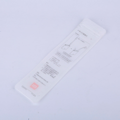 Transparent electronics packaging bag
