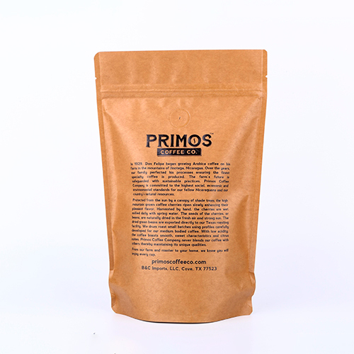 Custom Printing Plastic Stand Up Pouches Coffee