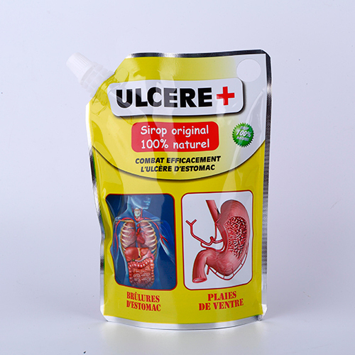 Sirop Packing Standing Up Pouch With Spout