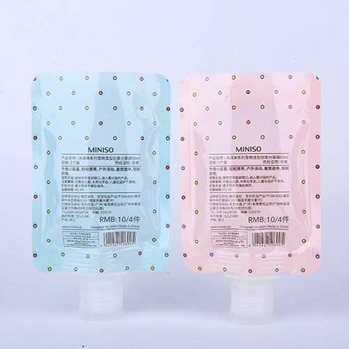 Plastic Refill bag with Nozzles