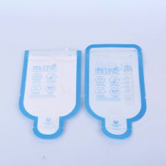 Custom printed resealable ziplock BPA free wholesale breast milk powder storage bag
