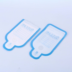 Custom printed resealable ziplock BPA free wholesale breast milk powder storage bag