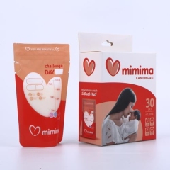 Stand Up Breastmilk Pre-sterilized Safely Feeding Portable Bpa Free Breast Milk Storage Bags