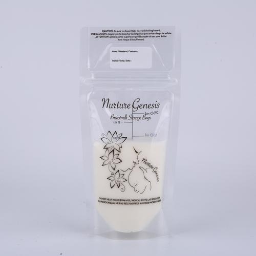 Customized logo BPA free zipper breast milk storage pouch breastmilk bags