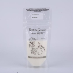 Customized logo BPA free zipper breast milk storage pouch breastmilk bags