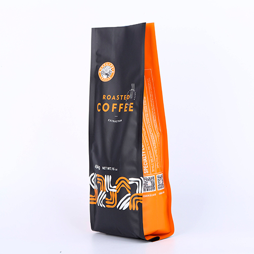 4 sides sealed side gusset compostable coffee bag