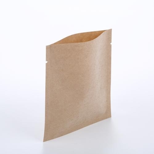 Kraft heat sealable compostable pouch
