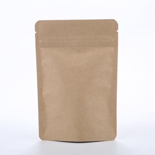 Compostable kraft stand up pouch