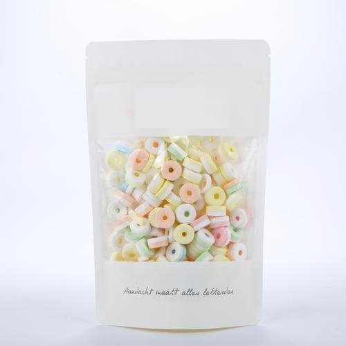 Eco friendly 100% compostable packaging bag ziplock stand up pouch