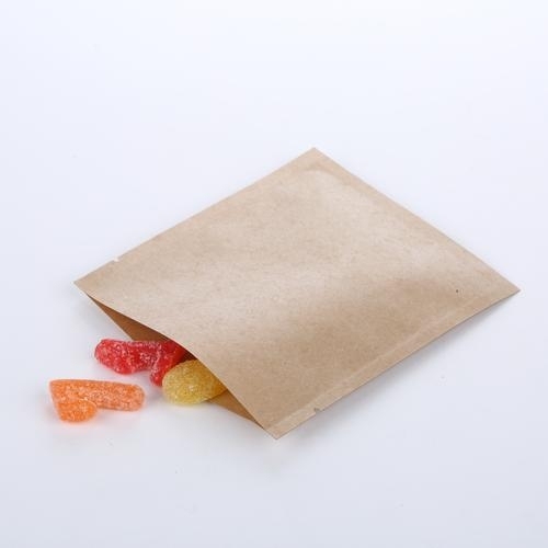 Kraft heat sealable compostable pouch